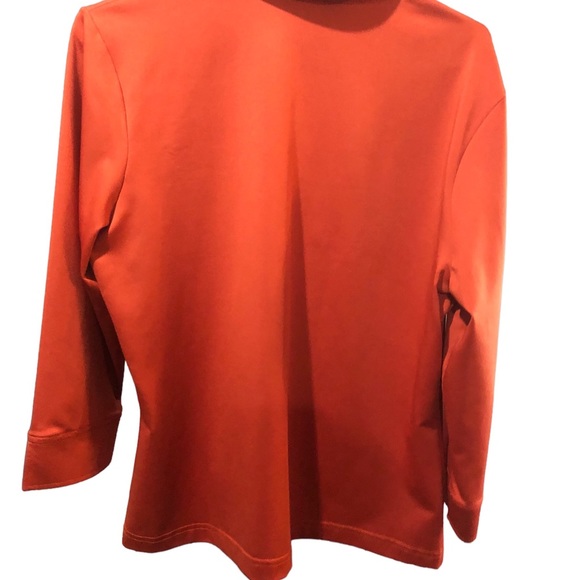 Ardoise Montreal  Rust orange blouse Med - Picture 2 of 10